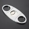 Stainless Steel Cigar Cutter Knife Portable Small Double Blades Cigar Scissors Metal Cut Cigar Devices Tools Smoking Accessories j6825768