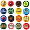 Corona Extra Vintage Round Tin Sign Bottle Cap Design Beer Cap Beer Metal Bar Affisch Metallfartyg till Home Bar Restaurant Coffe Das243