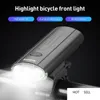 カプヴォー自転車ライトヘッドライト充電式グレア懐中電灯夜サイクリングアクセサリー