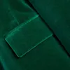 Women's Jackets Women Green Velvet Suit Coat Female Long Sleeve Outerwear Casual Lady Loose Tops C1219