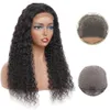 Brazylijski Ludzki Remy Włosy Przezroczysty Peruka Dla Czarnych Kobiet 30 32 34 36 Cal Woda Deep Body Wave 4x4 Koronki Przednia Zamknięcie Peruka Proste Kinky Kręcone 13x4 Peruki z przodu