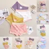 Filles Culottes Enfants Sous-Vêtements Enfants Mémoires Cerise Bande Dessinée Sous-Vêtements Animaux Fleurs Impression Pantalon 20220302 H1