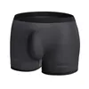 5 pièces/tous les hommes boxeurs glace soie antibactérien culotte sous-vêtements grande taille Sexy homme caleçon respirant homme Shorts