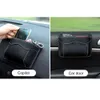 Car Storage Box PU Leather Car Pouch Bags Sticky Collecting Bag Car Key Cards Mobile Phone Organizer Auto Interior Accessories2515596