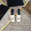 2021 mulas slides sandálias chinelos lisos de couro liso mulheres sapatos de praia deslizam slipper slipper flip