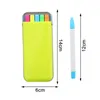 Evidenziatori 5pcs / Box Caramy Color School Supplies Simple Stationery Fluorescent Pen Highlighter Marker