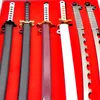 1 Sets Demon Slayer Sword Sleutelhanger Anime Katana Ghost Blade 17cm Metalen Hanger Sleutelhanger Kamado Tanjirou Wapens Heren Chaveiro Prop H0915