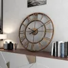 Relógios de parede Retro estilo industrial relógio arte sala de estar moda casa mudo majestoso decoração high-end decoração relógio de bolso
