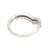 Sterling Silver Ring Princess Wishbone met kristalringen voor vrouwen Wedding Party Gift Fine Jewelry Cluster2479