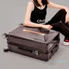 Чемоданы по прибытии чемодан коробки колеса багажник ПК + ABS Travel Case Rollley Trolley 20 "24" дюймовый багажник