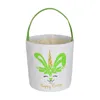 Gränsöverskridande EXPLOSIV EASTER Äggkorg Bunny Gift Bag Spot Round Bottom Bucket Sequins Jute Portable Lanzi