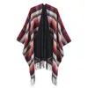 Classic Color Plaid Shawls Cashmere Tassel Wraps Scarves Thick Warm Split Pashmina Lady Autumn Winter Outdoor Shawl2273591