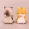 Japonya tarzı sevimli kedi süsler kawaii odası dekor anime aksiyon figürleri bebek minyatür heykelciği heykelcik ev dekorasyon 211108