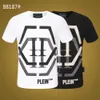 Plein Bear TシャツメンズデザイナーTシャツブランド衣料ラインストーン頭蓋骨男性Tシャツクラシック高品質のヒップホップストリートウェアカジュアルトップティーPB 11363