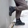 SUADEX Sapatos de segurança no trabalho para homens com biqueira de aço botas respiráveis antifuro calçados de segurança indestrutíveis 211217