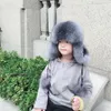 Berets 2021 Sprzedaj wysokie imitację dzieci Fur Lei Feng Hat Boys and Girl