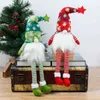 Cool hristmas Decorations Luminous Long Legs Faceless Doll Glowing Gnome Household Party Home Decor New Year 2022 Gifts