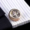 Cufflinks Movement Tourbillon Cufflink s Mechanical Watch Steampunk Gear Cuff Links Gifts for Men Shirt Accessories