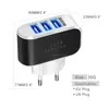 3 usb candy charger Family utility Safety plug Save a lot of socket space Mobile phone chargers US EU for iphone Samsung LG
