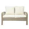 US stock U_Style 4 Piece Rattan Sofa sets Seating Group with Cushions Outdoor Furniture Ratten sofa a33