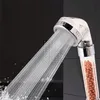 Bathroom Shower Head 3 Function High Pressurize Handheld Water Saving Plastic Showers Heads Bathrooms Filter Spray 100pcs ZC646