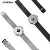 SINOBI 2021 Luxo Ultrathin WristWatch WristWatch Quartz Creative Pulseira de malha de malha relógio senhoras relógio Montre Femme Reloj Mujer Q0524