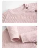 Kleidung Sets LZH 2021 Sommer Frühling Warme Baby Pullover Anzug Gestrickte Einfarbig Geborene Mädchen Kleidung Baumwolle Weiche Zwei-stück