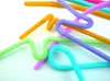 50 adet Çoklu Şekilli Pegeant Plastik Içme Payak Düğün Doğum Günü Partisi Çok Renkli Saman Bar Aksesuarları Pille