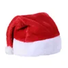Casquette de noël en gros, chapeau tricoté rouge, chapeaux de père noël en fourrure, nouvelle collection 2021