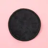 Bamboe Fiber Remover Pad Velvet Face Handdoek Herbruikbare Rondes Make-up Removals Pads Tool Draagbare Reizen Pocket Gezichten Schone Benodigdheden BH5393 WHALE