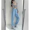 Kobiety Spodnie Jogging Spodnie dresowe Baggy Spodnie Spodnie Szary Jogger High Waist Cas Casual Spodnie Dla Kobiet Plus Rozmiar 210925