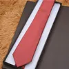 2021 Cravatta di alta qualità 100% seta con scatola di imballaggio Cravatte classiche da uomo di marca casual strette per regalo