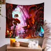 Tapestries Mushroom Tapestry Background Cloth Abstract Bedside Bohemian Aesthetics Room Decoration Multi Size
