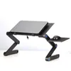 Laptopbureau van aluminiumlegering Opvouwbare draagbare tafel Notebookstandaard Slaapbank Lade Boekhouder Tablet PC-standaards1572361