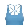 LU-S2009 YOGA Nosić luksusowy projektant mody sportowy biustonosz z klatką piersiową oddychającą wygodną bieliznę
