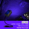 Auto Roof Star-Lights USB Bil inredning-Ljus LED Starry Sky Light Sound Control Star Projector Lights Romantic Car-Atmosphere Lamp