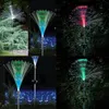 1.2 V 2 adet Güneş Enerjisi Renk Değişim Yolu Işıkları LED Bahçe Çim Spot Lamba Açık Yard