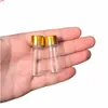 2ml 4ml 6ml mini glasflaskor hantverk söt aluminiumskåpa tomt önskande presentburkar dekorera 100pcs bra antal