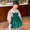 Herbst koreanischen Stil Mädchen Western Shirt Kindermode lässig All-Match Bottoming 210702