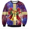 3D Christmas Deer Snowman Christmas gift Santa Claus Patterned Ugly Sweater Jerseys and Sweaters blouses For Men Women Pullover Y1118