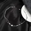 Vintage Stainless Steel Chain Necklace for Women Men on Neck Gift Accessories Silver Color Water Proof Fashion Jewelry