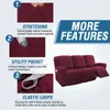 Stretch 1-2-3 Seater All-inclusive Elastic Recliner Sofas Cover Non-slip Convertible Reclining Relax Armchair Sofa Cover 211102