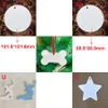 23 stijlen sublimatie kerst ornamenten wit aluminium sleutelhanger xmas boom opknoping hanger diy ambachten feestartikelen woondecoratie