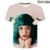 Piosenkarka Melanie Martinez T-shirt ponadgabarytowe topy o-deterk harajuku krótkie rękawe fajne moda mody Casual Plus Tee Tops G1217