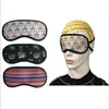 Sublimering neopren ögonmask block ljus blindfold resa sömn ögonmask justerbar ögonskydd vit för färg JJA193