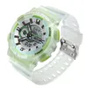 SNADA New Men's Watches Sports Electronic Wristwatch Waterproof Fashion Fluorescent Dual Display Digital Quartz Watch 3029 G1022