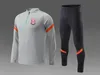 Stoke City F C Survêtements de football pour hommes Combinaison d'entraînement de course en plein air Automne et hiver Kits de football pour enfants personnalisés lo2441