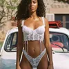 NXY sexy set Woman 2 Pieces Set Sensual Lingerie Woman Erotic Bralette Sexy Lace Women's Underwear Set Brief Sets Floral Bra Christmas Gift 1202