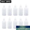 10Pcs Empty Squeezable Dropper Bottle Portable Eye Liquid Container Cosmetics Essential Oil Container Refillable Bottle1 Factory price expert design Quality