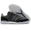 Zapatos de fútbol de alta calidad COPA MUNDIAL TR IN Tacos bajos Zapatillas de cuero suave Botas de fútbol para interiores Negro Blanco botas de futbol